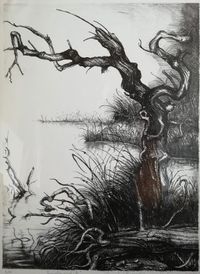 1977-Baum-Lithographie_HubertSowa